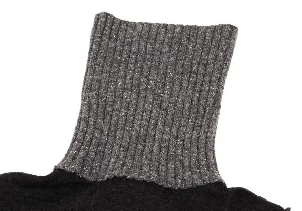 DOLCE&GABBANA Rib Switching Turtle Neck T Shirt K-146101_006