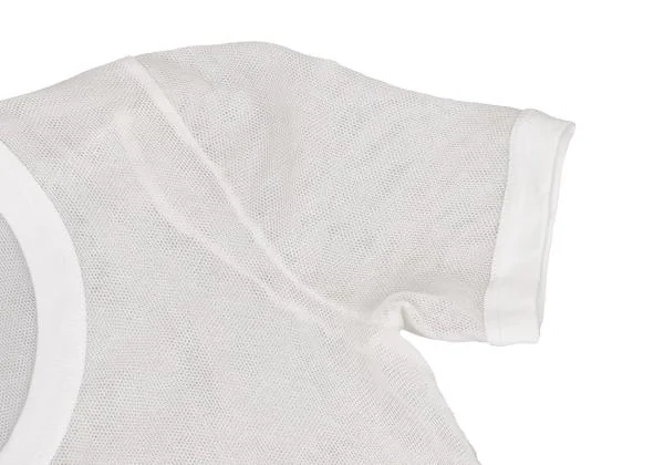 DOLCE&GABBANA Logo Embroidery Mesh T-shirt K-146104_005