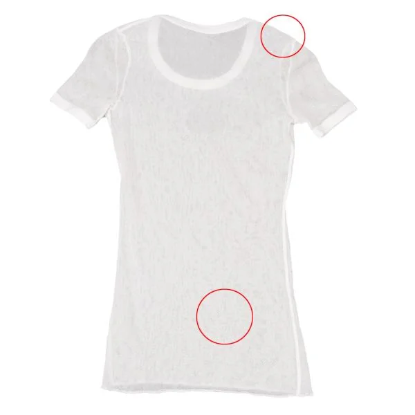 DOLCE&GABBANA Logo Embroidery Mesh T-shirt K-146104_008