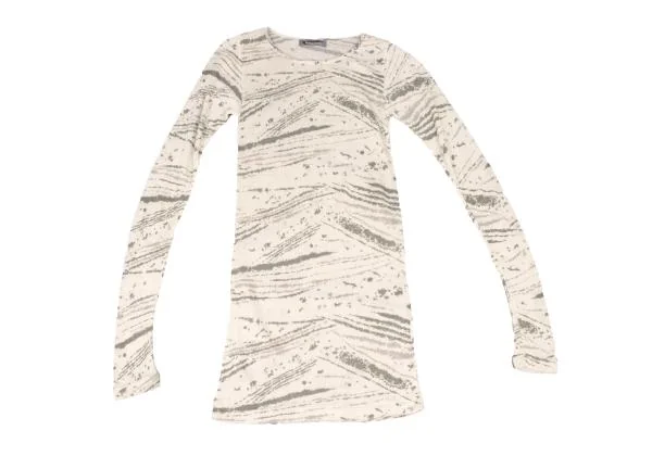 ISSEY MIYAKE Patterned Print Knit Top K-146122_002
