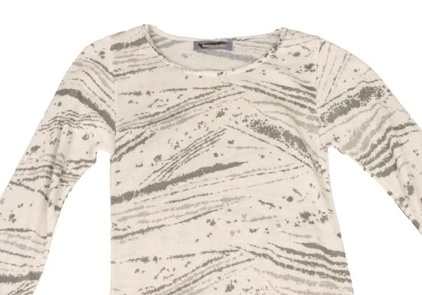 ISSEY MIYAKE Patterned Print Knit Top K-146122_003