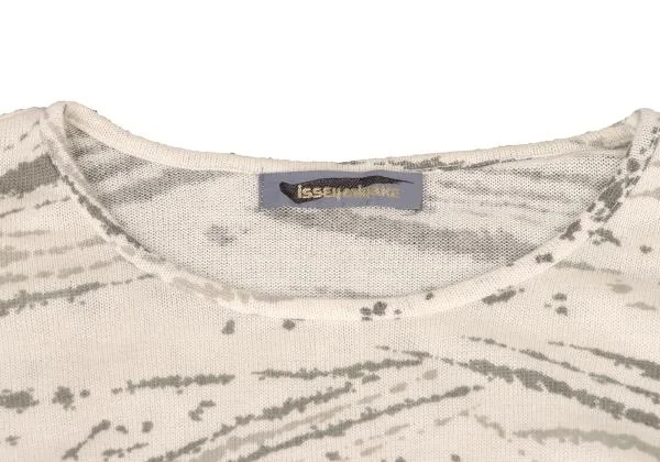 ISSEY MIYAKE Patterned Print Knit Top K-146122_004