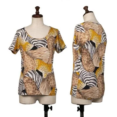 Salvatore Ferragamo Animal Printed T shirt