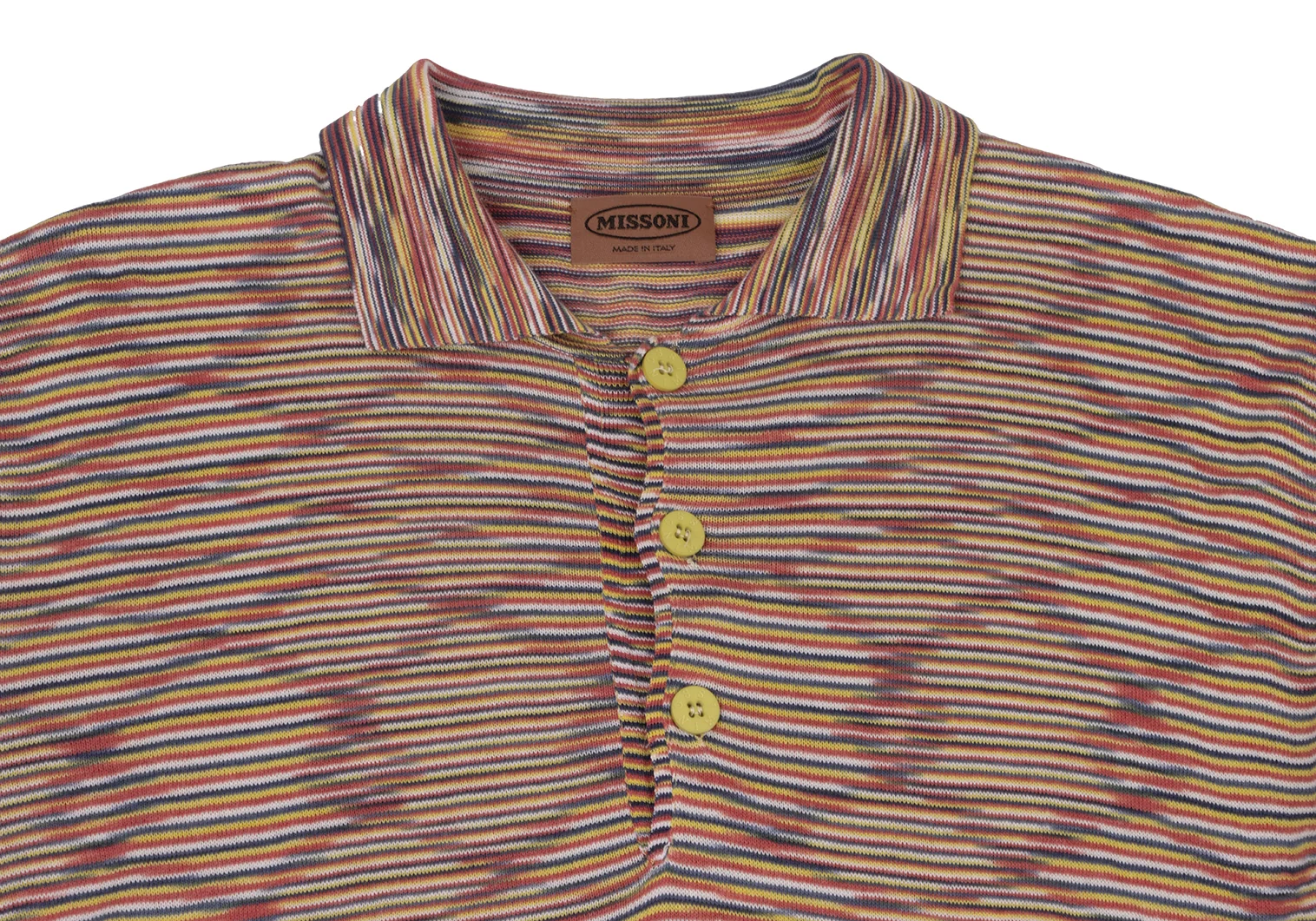 ミッソーニMISSONI コットングラフィックボーダープリント