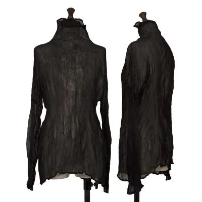 ISSEY MIYAKE Wrinkled Pleats Turtleneck T shirt