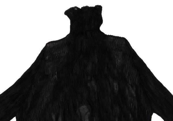 ISSEY MIYAKE Wrinkled Pleats Turtleneck T shirt K-146198_003