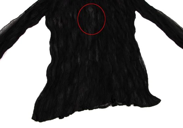 ISSEY MIYAKE Wrinkled Pleats Turtleneck T shirt K-146198_010