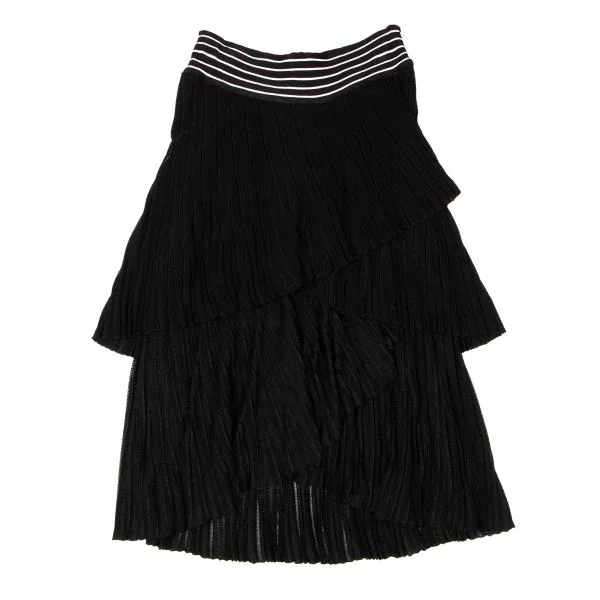 EMPORIO ARMANI Layered Design Knit Skirt K-146200_002
