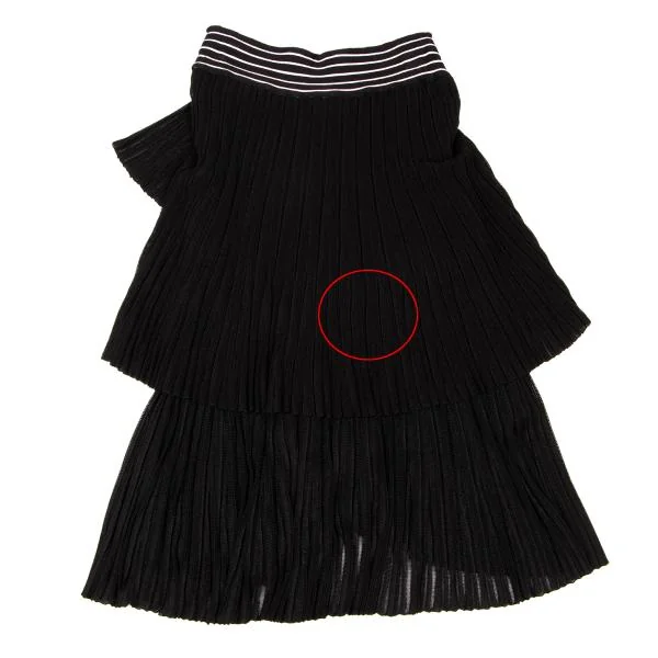 EMPORIO ARMANI Layered Design Knit Skirt K-146200_011