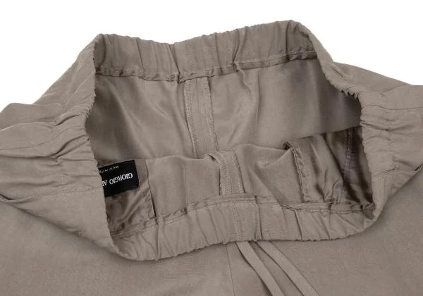 GIORGIO ARMANI Silk Rayon String Design Pants K-146204_004