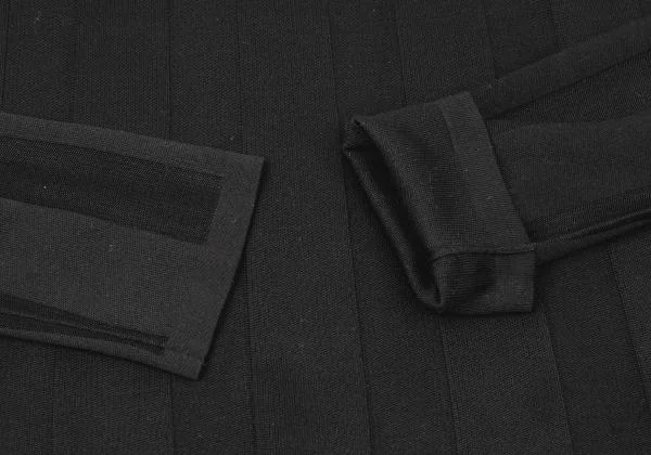 BALENCIAGA Silk Stripe Weave T-shirt K-146212_010