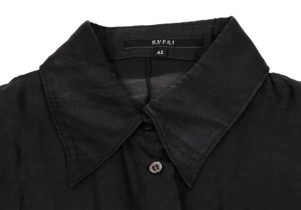 GUCCI Super Long Sleeve Sheer Shirt K-146213_004