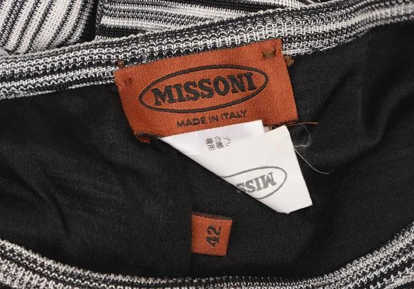 MISSONI Rayon Graphic Striped Knit Pants K-146217_014