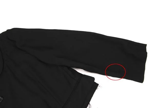 COMME des GARCONS Wool Nylon Round Collar Jacket K-146230_006