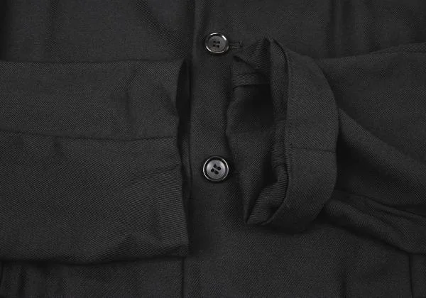 COMME des GARCONS Wool Nylon Round Collar Jacket K-146230_008