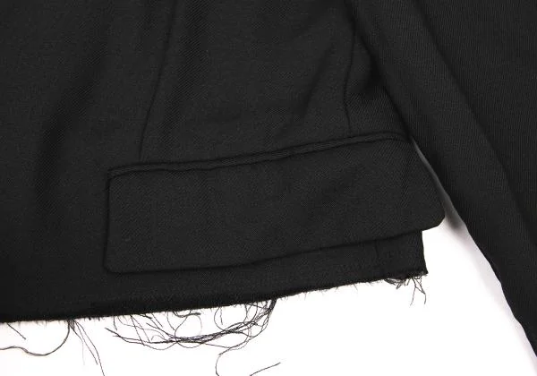 COMME des GARCONS Wool Nylon Round Collar Jacket K-146230_010