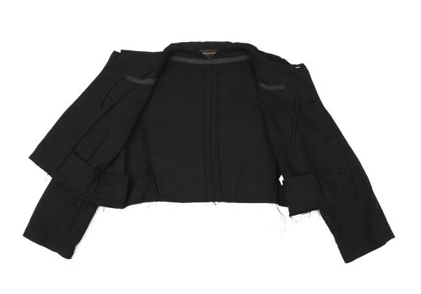 COMME des GARCONS Wool Nylon Round Collar Jacket K-146230_011
