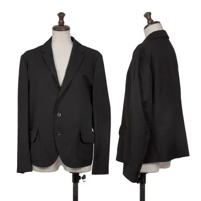 Y's Rayon Wool Blend Patch Pocket Jacket