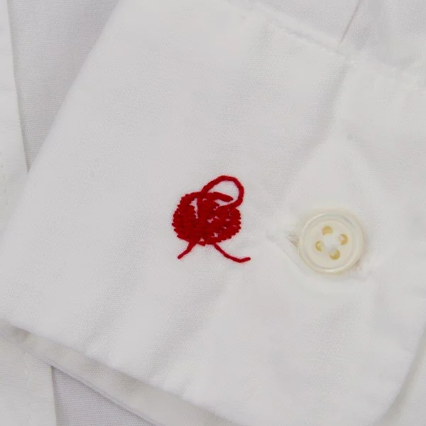 45rpm jeans コットンボタンダウンシャツ 白1 | DCブランド古着