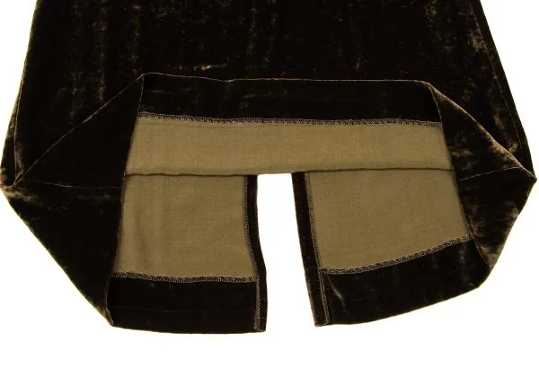 DONNA KARAN NEW YORK Rayon Velor Skirt K-146306_005