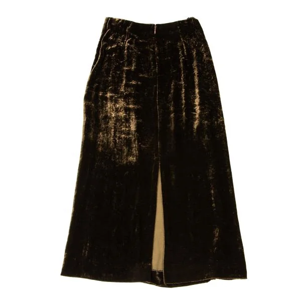 DONNA KARAN NEW YORK Rayon Velor Skirt K-146306_006