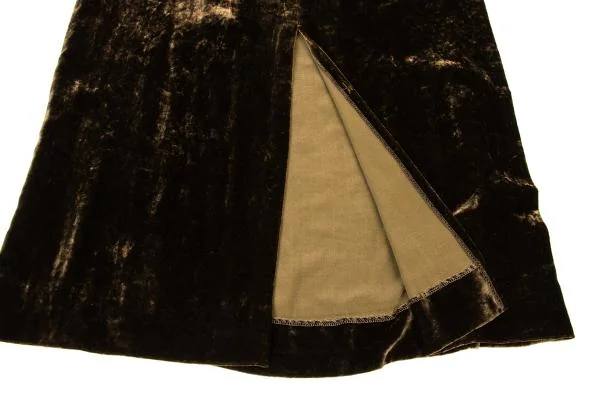 DONNA KARAN NEW YORK Rayon Velor Skirt K-146306_009