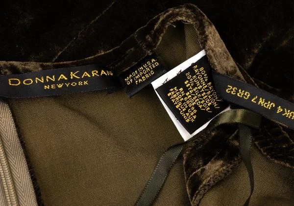 DONNA KARAN NEW YORK Rayon Velor Skirt K-146306_011