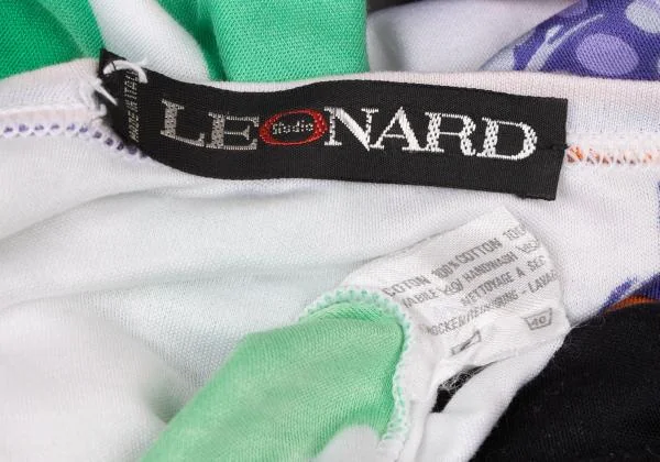 LEONARD Tropical Fish Print T Shirt K-146310_020