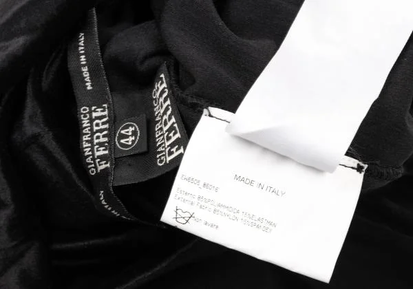 GIANFRANCO FERRE See-through Sleeves Velor Top K-146341_012