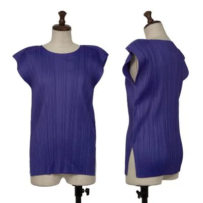 ISSEY MIYAKE Pleated Sleeveless Tops