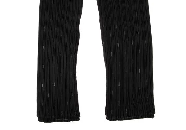 ISSEY MIYAKE Lame Decoration Pleats Pants K-146349_005