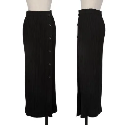 ISSEY MIYAKE Pleats Button Wrap Skirt