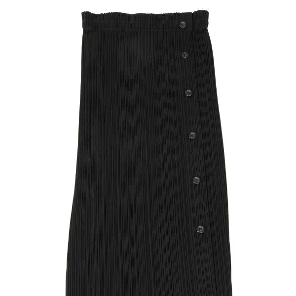 ISSEY MIYAKE Pleats Button Wrap Skirt K-146350_003