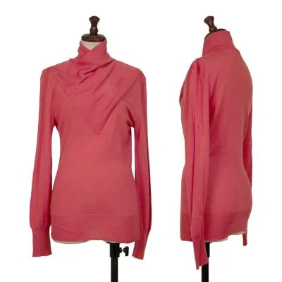GIANNI VERSACE Neck Switching Knit Top