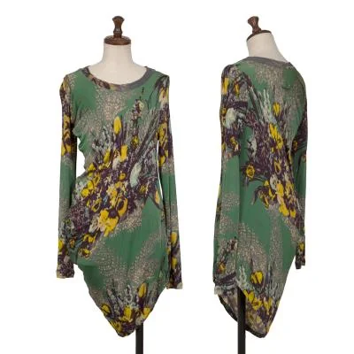 Unbranded Floral Printed Asymmetry Tunic