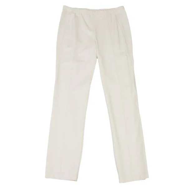 DONNA KARAN Double Stitched Switching Stretch Pants Beige S K-146401_001