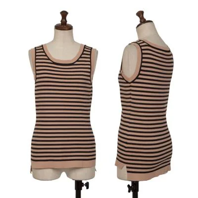 ERMANNO SCERVINO Border Stretch Tank Top
