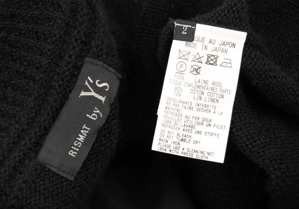 RISMAT by Y's Wool Sleeve Layer Knit Tunic K-146437_012