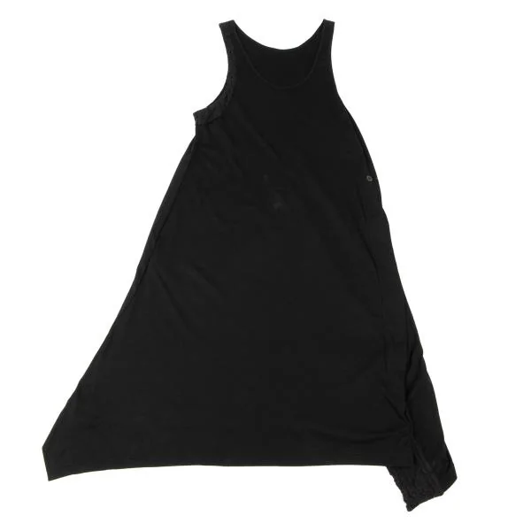 Y's Hem Lace Side Button Sleeveless Dress K-146446_002