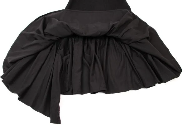 Yohji Yamamoto NOIR Switching Drape Neck Dress K-146462_008