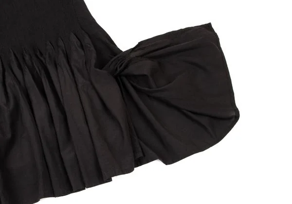 Yohji Yamamoto NOIR Switching Drape Neck Dress K-146462_010