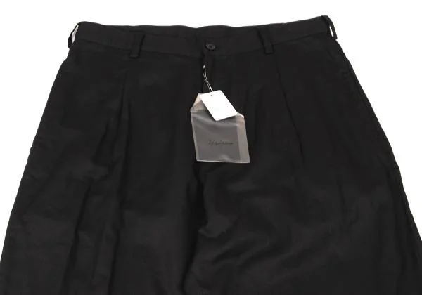 Yohji Yamamoto NOIR Cotton Linen Back Belt Pants K-146466_002