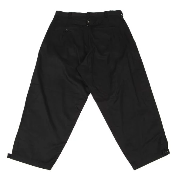 Yohji Yamamoto NOIR Cotton Linen Back Belt Pants K-146466_011