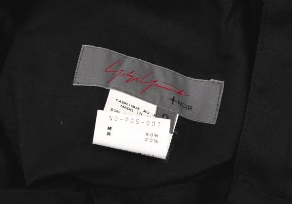 Yohji Yamamoto NOIR Cotton Linen Back Belt Pants K-146466_017