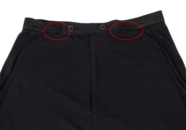 Yohji Yamamoto FEMME Cotton Dropped Crotch Pants K-146473_003