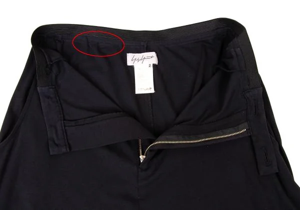 Yohji Yamamoto FEMME Cotton Dropped Crotch Pants K-146473_008
