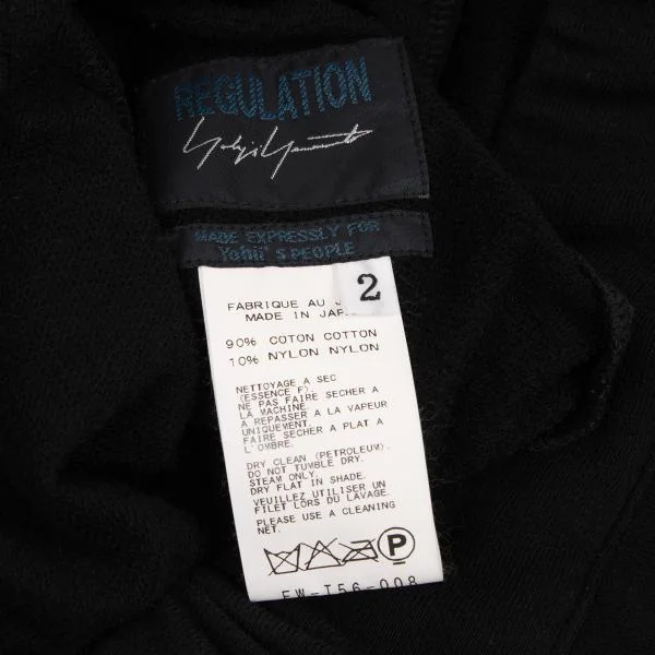 REGULATION yohji yamamoto Stretch Dropped Crotch Pants K-146476_011