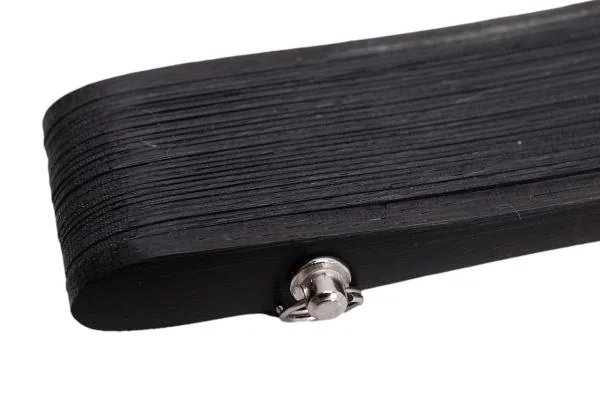 ワイズY's マーブルプリント扇子 黒グレー K-146491_007