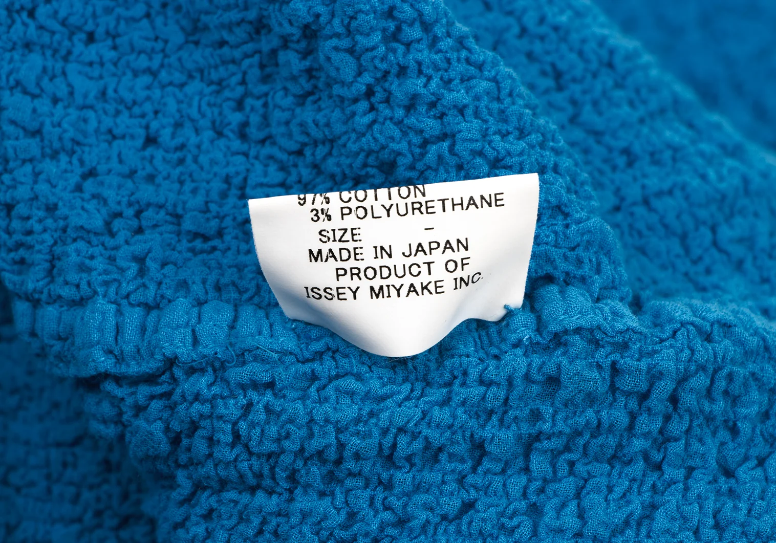 ISSEY MIYAKE me(イッセイミヤケミー) カリフラワーシャツ ターコイズ レディース 表記無  中古 古着 0208 イッセイミヤケ ミーISSEY MIYAKE me カリフラワーシャツ