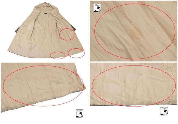 WIND COAT Wrinkle Bicolor Padding Hooded Coat K-146502_014